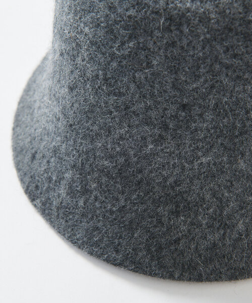 RIVE DROITE（リヴドロワ）の「【シーズンムードを高める】ウールバケットハット（ハット・レディース・グレー/ブラック・FREE）」の11枚目の写真