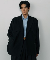LURAKU（ルラク）の「【LURAKU】Double-Breasted Jacket /  ダブルブレストジャケット｜SETUP対応（テーラードジャケット）」
