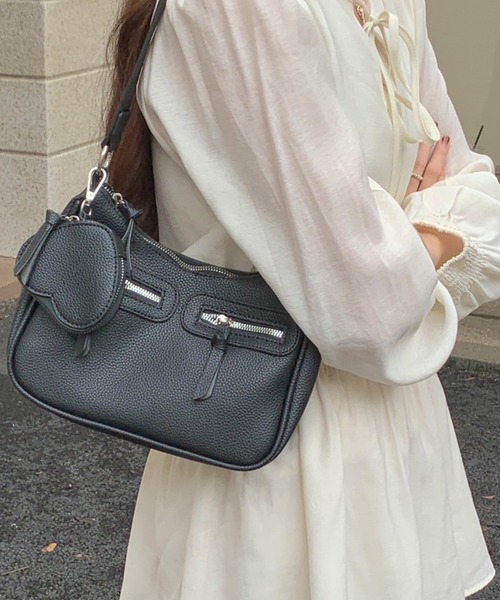 ハートポーチ付きショルダーバッグ（ショルダーバッグ）｜deux amour（ドゥーザムール） 4,961円