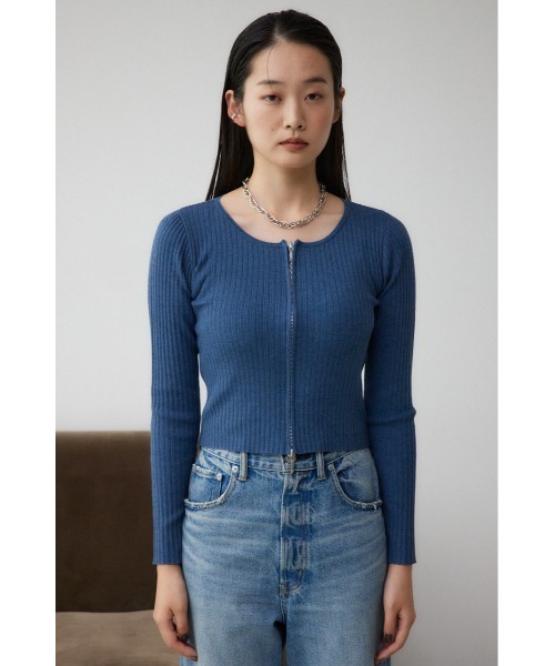 AZUL by moussy（アズールバイマウジー）の「Wジップロング