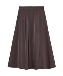 ANAYI | ダブルサテンタックベルトフレアスカート(スカート)