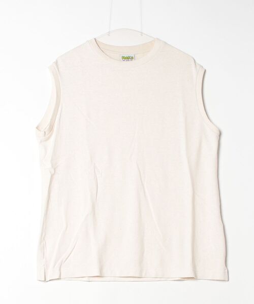PHATEE(ファッティー)の「【PHATEE】ファッティー HEMP TEE VEST(Tシャツ/カットソー・メンズ・グリーン系その他/ホワイト/ブラック/キナリ・MEDIUM/LARGE)」の6枚目の写真