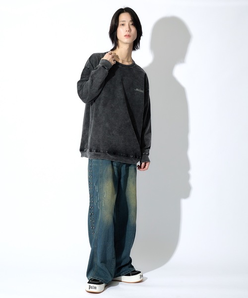 mindseeker(マインドシーカー)の「Small Logo Light Sweat(スウェット・メンズ・ブラック×グレー/ブラック×レッド・L/XL)」の14枚目の写真