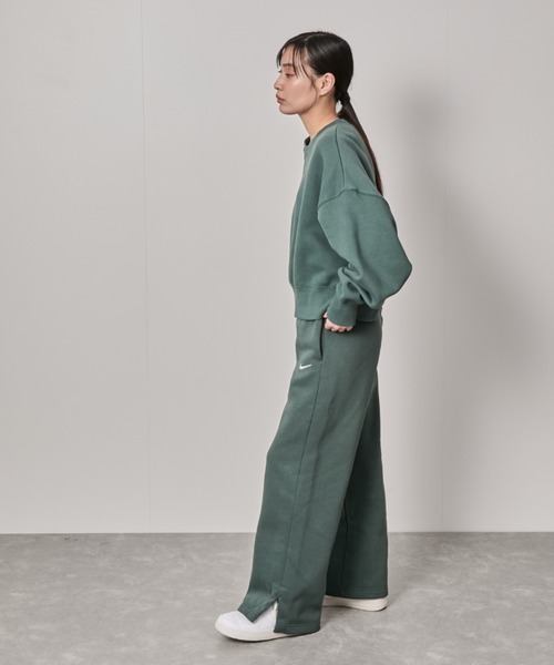 NIKE（ナイキ）の「【NIKE】フェニックス フリース ハイウエスト ワイドレッグ スウェットパンツ（その他パンツ・レディース・ブラック/モスグリーン/ホワイト系その他7・L/M/S）」の21枚目の写真