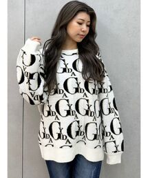 GYDA | GYDA PATTERNニットトップス(ニット/セーター)