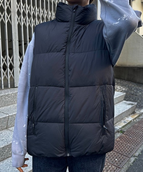 ONE DAY KMC (ワンデイケーエムシー)の「ONE DAY Select / マイクロポリ中綿ベスト(ダウンベスト・レディース・グレー/ブラック/アイボリー・X-LARGE/LARGE)」の7枚目の写真