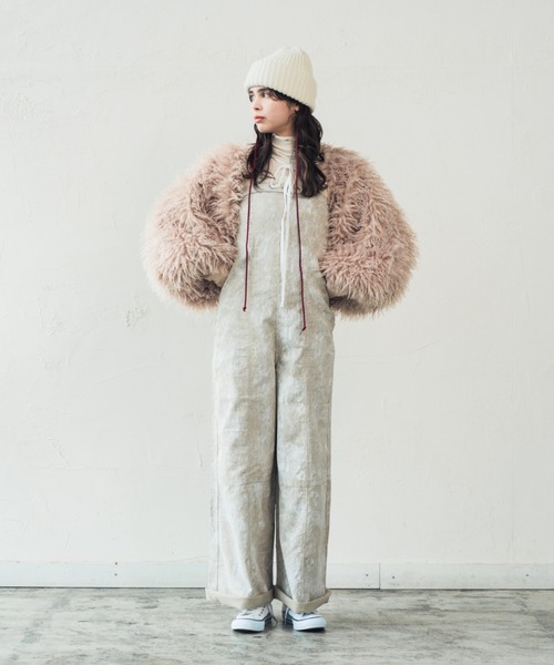 TIBETAN LAMB FUR ARM BOLERO | チベットラムエコファーバルーンアーム
