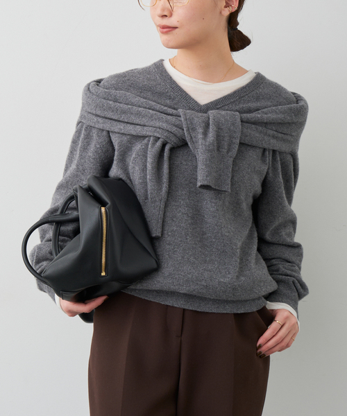 Deuxieme Classe Charlotte Vネック プルオーバー Charlotte Vネック プルオーバー（ニット／セーター）｜Deuxieme