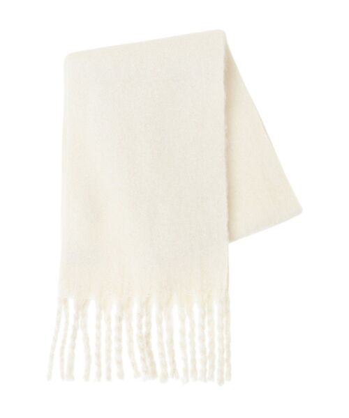 Green　Parks（グリーンパークス）の「ボリュームカラーマフラー（マフラー・レディース・ライトベージュ/アイボリー/サックスブルー/ピンク・FREE）」の21枚目の写真