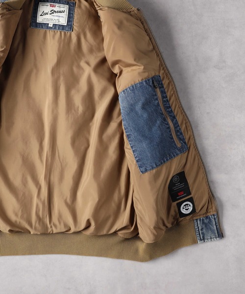 Levi's(リーバイス)の「【Levi's】ウエスタンベスト(ダウンベスト・メンズ・ダークインディゴブルー・M/L/S)」の6枚目の写真