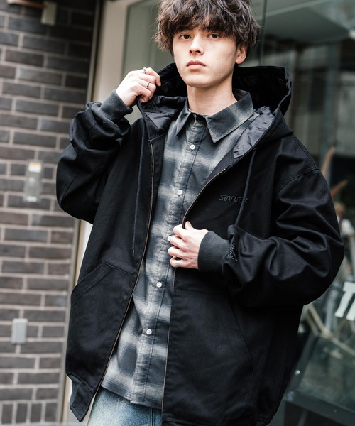STARTER BLACK LABEL ダックフルジップパーカー トラックジャケット