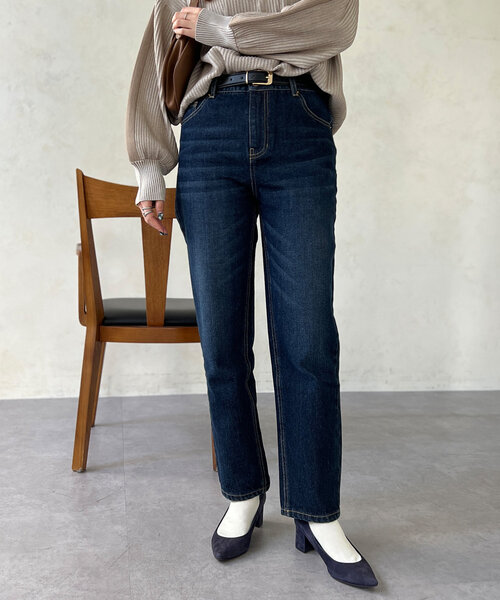 テーパードデニム（デニムパンツ）｜Chez toi（シェトワ）