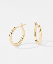 Jewel closet by L&Co.（ジュエルクローゼットバイエルアンドコー）の「K10 フープ ピアス 2.0x15（ピアス（両耳用）・メンズ）」