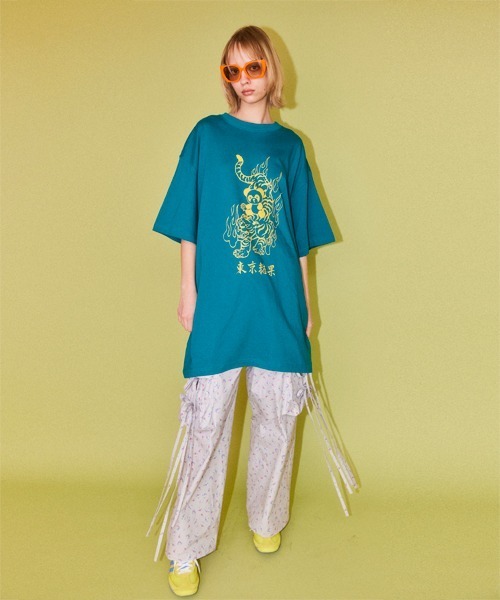 TRUSSARDI 売れ筋商品|||トラサルディ Tシャツ トップス レディース Tops Green Buy Tokyo Talkies Green Solid Casual Shirt for Women