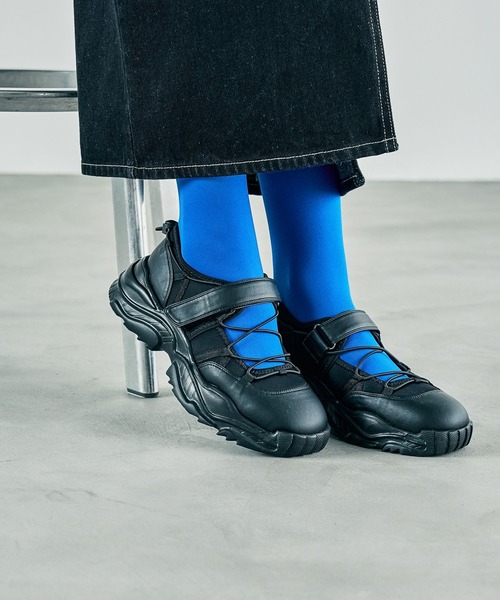 LEPSIM（レプシィム）の「クロスレースアップスニーカー 251716