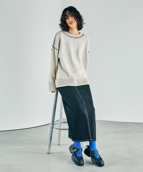LEPSIM(レプシィム)の「クロスレースアップスニーカー 251716(スニーカー・レディース・ブラック/シルバー・LARGE/MEDIUM)」の5枚目の写真