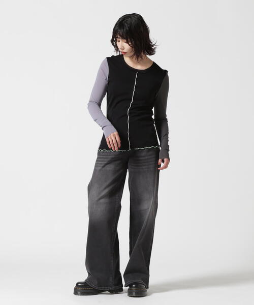 パンツ DENHAM KEIRA BBSW W25 DENHAM/デンハム/KEIRA FMLBLK CS（デニムパンツ）｜DENHAM