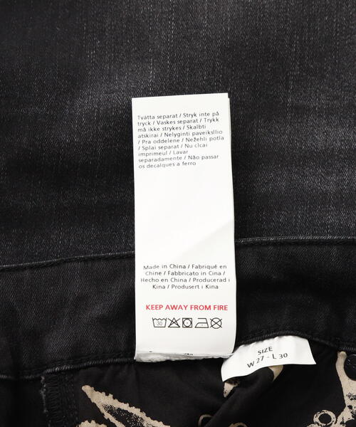 DENHAM(デンハム)の「DENHAM/デンハム/KEIRA FMLBLK CS(デニムパンツ・レディース・ブラック・24/25/26/27/23)」の7枚目の写真