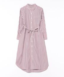 RESPEC（リスペック）の「ポルトガルSOMELOS ロンドンストライプシャツワンピース（シャツワンピース）」