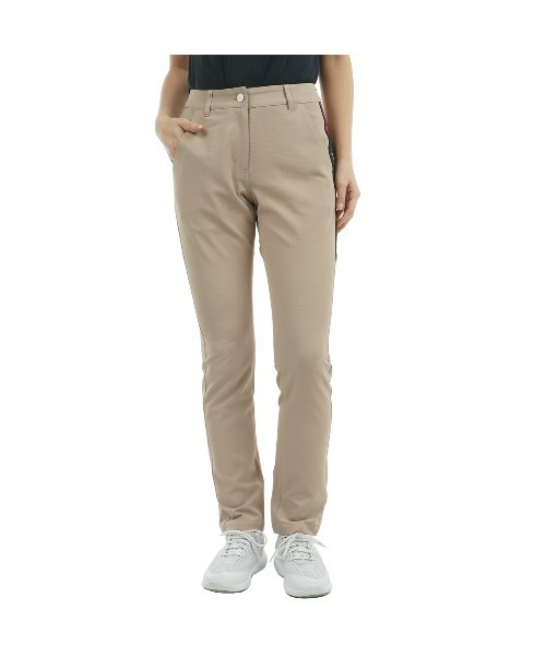 TOMMY HILFIGER GOLF（トミー ヒルフィガー ゴルフ）の「ｻｲﾄﾞﾗｲﾝﾛｺﾞ ﾛﾝｸﾞﾊﾟﾝﾂ（その他パンツ・レディース・ホワイト/ネイビー/サンドベージュ/ブラック・L/LL/S/M）」の3枚目の写真