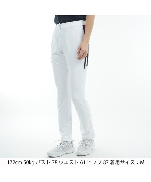 TOMMY HILFIGER GOLF（トミー ヒルフィガー ゴルフ）の「ｻｲﾄﾞﾗｲﾝﾛｺﾞ ﾛﾝｸﾞﾊﾟﾝﾂ（その他パンツ・レディース・ホワイト/ネイビー/サンドベージュ/ブラック・L/LL/S/M）」の14枚目の写真