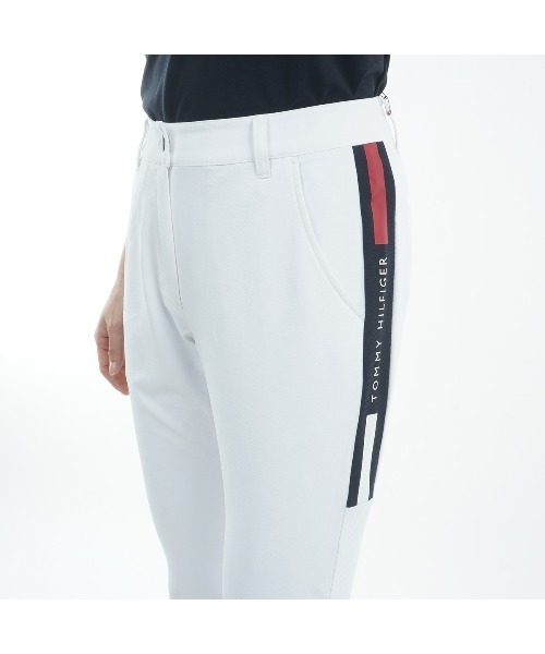 TOMMY HILFIGER GOLF（トミー ヒルフィガー ゴルフ）の「ｻｲﾄﾞﾗｲﾝﾛｺﾞ ﾛﾝｸﾞﾊﾟﾝﾂ（その他パンツ・レディース・ホワイト/ネイビー/サンドベージュ/ブラック・L/LL/S/M）」の18枚目の写真