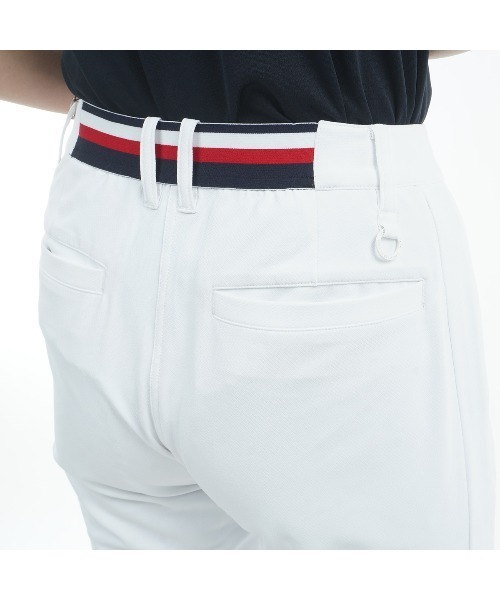 TOMMY HILFIGER GOLF（トミー ヒルフィガー ゴルフ）の「ｻｲﾄﾞﾗｲﾝﾛｺﾞ ﾛﾝｸﾞﾊﾟﾝﾂ（その他パンツ・レディース・ホワイト/ネイビー/サンドベージュ/ブラック・L/LL/S/M）」の19枚目の写真