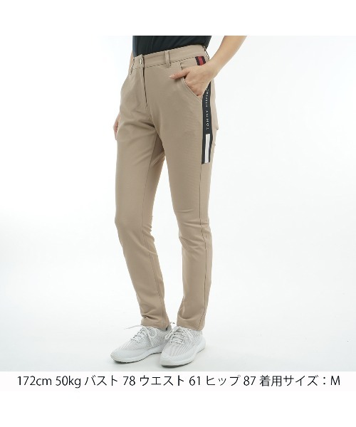 TOMMY HILFIGER GOLF（トミー ヒルフィガー ゴルフ）の「ｻｲﾄﾞﾗｲﾝﾛｺﾞ ﾛﾝｸﾞﾊﾟﾝﾂ（その他パンツ・レディース・ホワイト/ネイビー/サンドベージュ/ブラック・L/LL/S/M）」の8枚目の写真