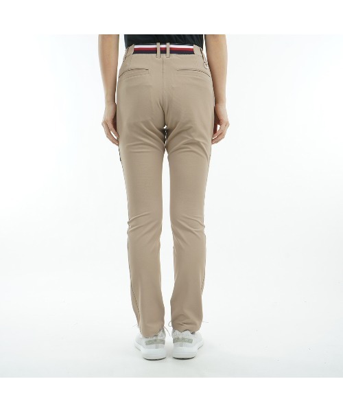 TOMMY HILFIGER GOLF（トミー ヒルフィガー ゴルフ）の「ｻｲﾄﾞﾗｲﾝﾛｺﾞ ﾛﾝｸﾞﾊﾟﾝﾂ（その他パンツ・レディース・ホワイト/ネイビー/サンドベージュ/ブラック・L/LL/S/M）」の9枚目の写真