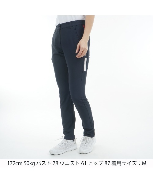 TOMMY HILFIGER GOLF（トミー ヒルフィガー ゴルフ）の「ｻｲﾄﾞﾗｲﾝﾛｺﾞ ﾛﾝｸﾞﾊﾟﾝﾂ（その他パンツ・レディース・ホワイト/ネイビー/サンドベージュ/ブラック・L/LL/S/M）」の10枚目の写真