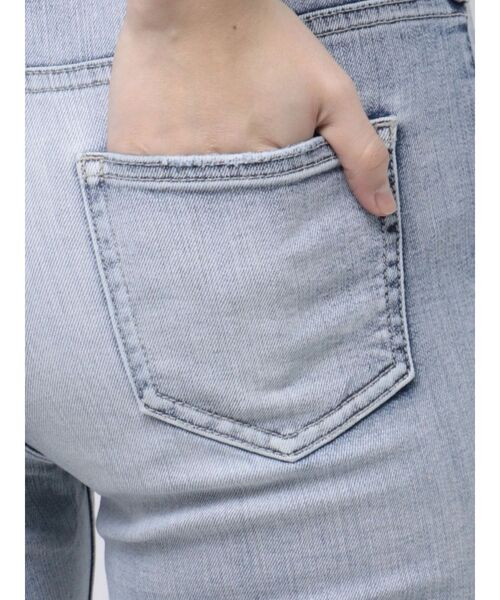 GYDA（ジェイダ）の「ハイウエストBASICフレアデニムパンツ（デニムパンツ・レディース・インディゴブルー/ライトブルー・X-SMALL/SMALL/MEDIUM）」の16枚目の写真