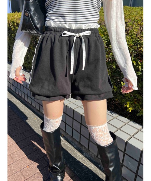 open yy グレー バルーンショートパンツ 未使用タグ付き OPEN YY ダークグレー バルーンショートパンツ - メルカリ