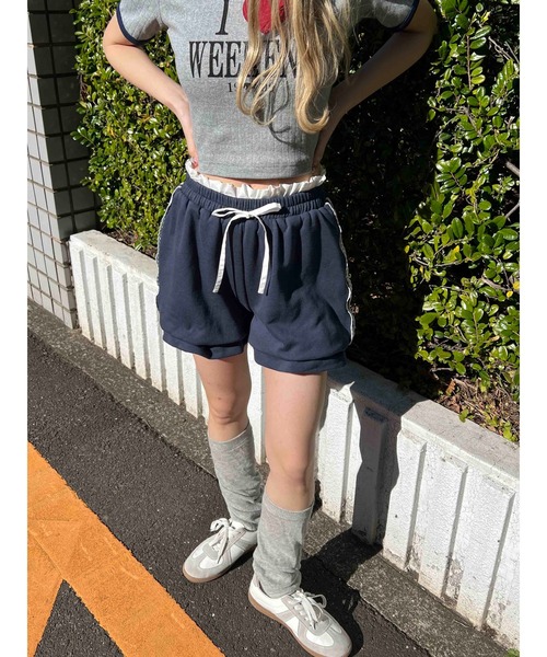 WC（ダブル シー）の「【2025★春夏新作】レースラインバルーンショートパンツ（その他パンツ・レディース・ブラック/ネイビー・FREE）」の19枚目の写真