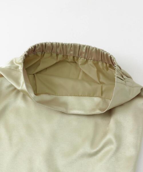 ITEMS URBANRESEARCH（アイテムズ アーバンリサーチ）の「サテンマーメイドスカート（スカート・レディース・ネイビー/ベージュ/ブラック・FREE）」の21枚目の写真