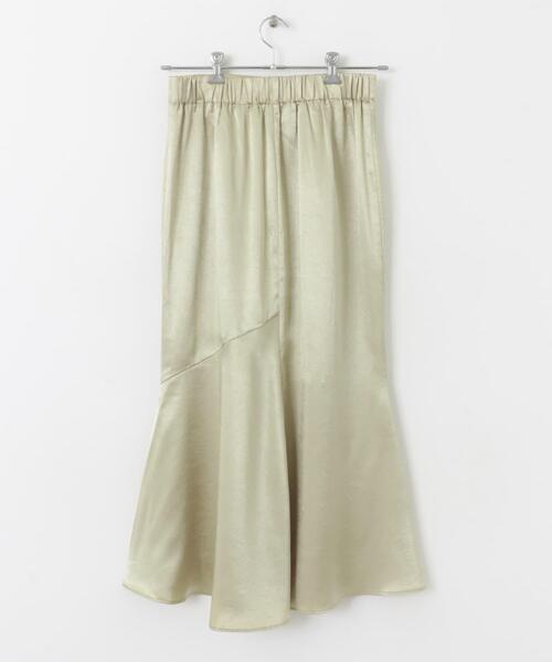 ITEMS URBANRESEARCH（アイテムズ アーバンリサーチ）の「サテンマーメイドスカート（スカート・レディース・ネイビー/ベージュ/ブラック・FREE）」の22枚目の写真