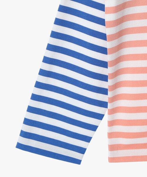 agnes b.（アニエスベー）の「agnes b. x HELLY HANSEN ロングスリーブマリンボーダーティー（ユニセックス）（Tシャツ/カットソー・レディース・ブラウン系その他・MEDIUM/X-LARGE/LARGE）」の6枚目の写真