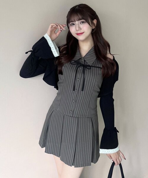 OLIVE des OLIVE YUI企画 ワンピースとボレロ セット OLIVE des OLIVE YUI企画 ワンピースとボレロ セット