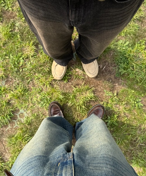 INTER FACTORY(インターファクトリー)の「りゅうせい -オーバーダイ ワイドストレートデニム made in INTER FACTORY-(デニムパンツ・メンズ・ブルー/ブラック・LARGE/MEDIUM/SMALL)」の20枚目の写真