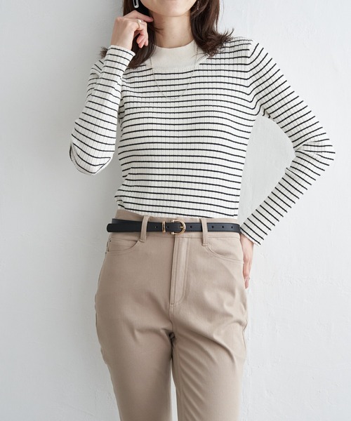 ikka(イッカ)の「プレーンベルト18mm(ベルト・レディース・ブラック/ダークブラウン/ベージュ・FREE)」の21枚目の写真