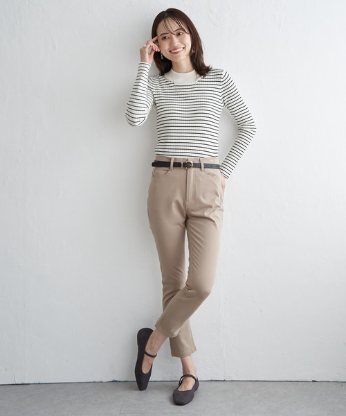 ikka(イッカ)の「プレーンベルト18mm(ベルト・レディース・ブラック/ダークブラウン/ベージュ・FREE)」の5枚目の写真