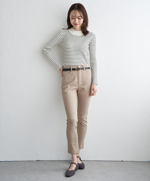 ikka(イッカ)の「プレーンベルト18mm(ベルト・レディース・ブラック/ダークブラウン/ベージュ・FREE)」の6枚目の写真