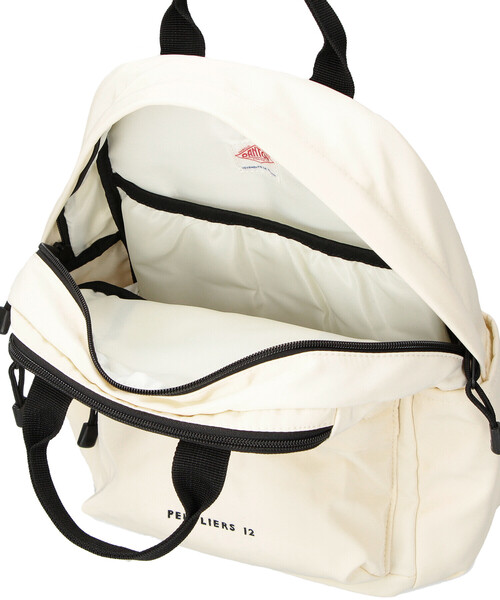 DANTON(ダントン)の「KIDS' POLYESTER TWILL BACKPACK〈PEUPLIERS 12〉(バックパック/リュック・キッズ・ブラック/アイボリー・-)」の7枚目の写真