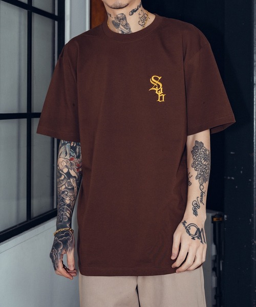 Subciety（サブサエティ）の「CROWD Tee（Tシャツ/カットソー・メンズ・ホワイト/ブラウン/グリーン/ブラック・SMALL/MEDIUM/LARGE/X-LARGE/XX-LARGE）」の5枚目の写真