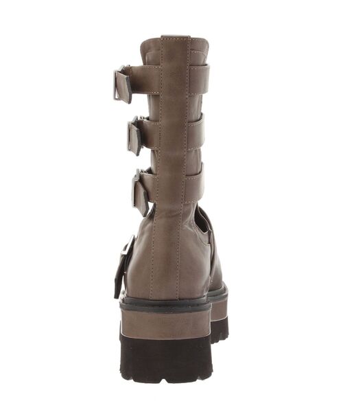 EVRIS（エヴリス）の「バックルモチーフショートブーツ（ブーツ・レディース・ブラウン/ブラック・LARGE/MEDIUM/SMALL）」の15枚目の写真