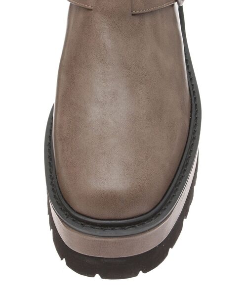 EVRIS（エヴリス）の「バックルモチーフショートブーツ（ブーツ・レディース・ブラウン/ブラック・LARGE/MEDIUM/SMALL）」の16枚目の写真