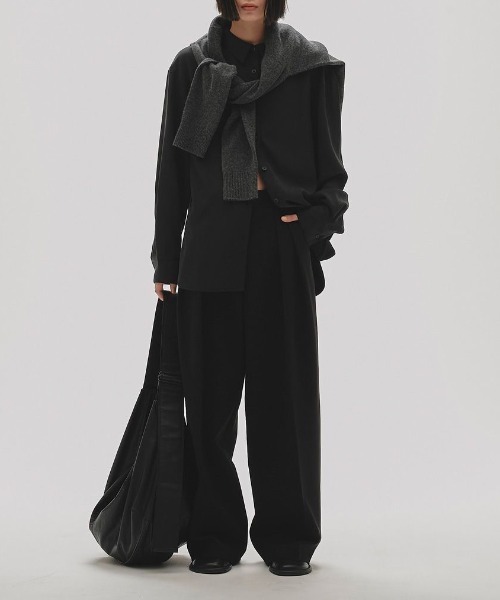 TODAYFUL(トゥデイフル)の「【TODAYFUL/トゥデイフル】Ecoleather Shoulder Bag/エコレザーショルダーバッグ(ショルダーバッグ・レディース・キナリ/ダークブラウン/ブラック・FREE)」の6枚目の写真