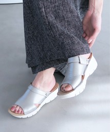 本革2WAYミュールスリングバックサンダル