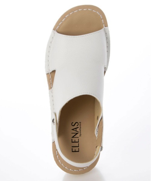 enchanted(エンチャンテッド)の「本革2WAYミュールスリングバックサンダル(サンダル・レディース・シルバー/ブラック/ベージュ/ホワイト・S/M/L/LL)」の16枚目の写真