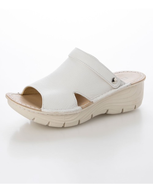 enchanted(エンチャンテッド)の「本革2WAYミュールスリングバックサンダル(サンダル・レディース・シルバー/ブラック/ベージュ/ホワイト・S/M/L/LL)」の19枚目の写真