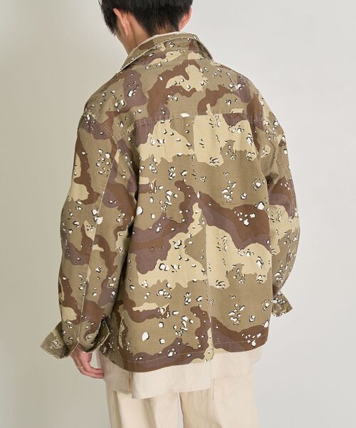 CRAFT STANDARD BOUTIQUE（クラフトスタンダードブティック）の「ミリタリージャケット（ブルゾン・メンズ・カーキ/ベージュ・M/L）」の6枚目の写真